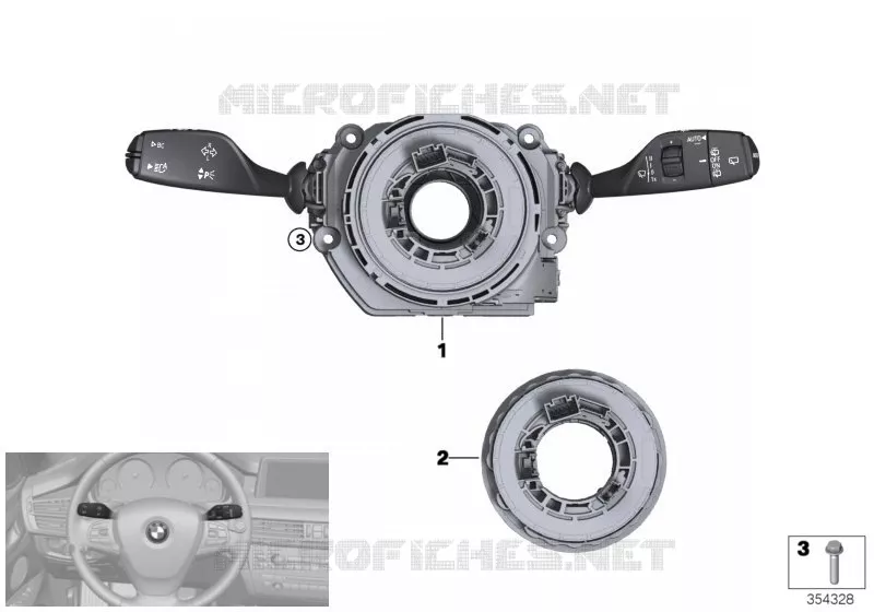 Unité interrupteurs colonne de direction BMW BMW X5 2013 X5 M A X5 M