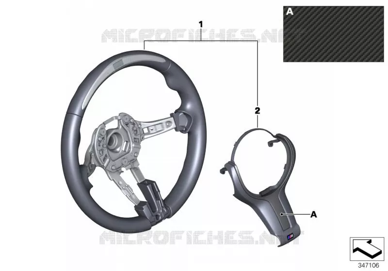 Volant II M Performance avec écran BMW BMW Série 2 2014 220d N 220d