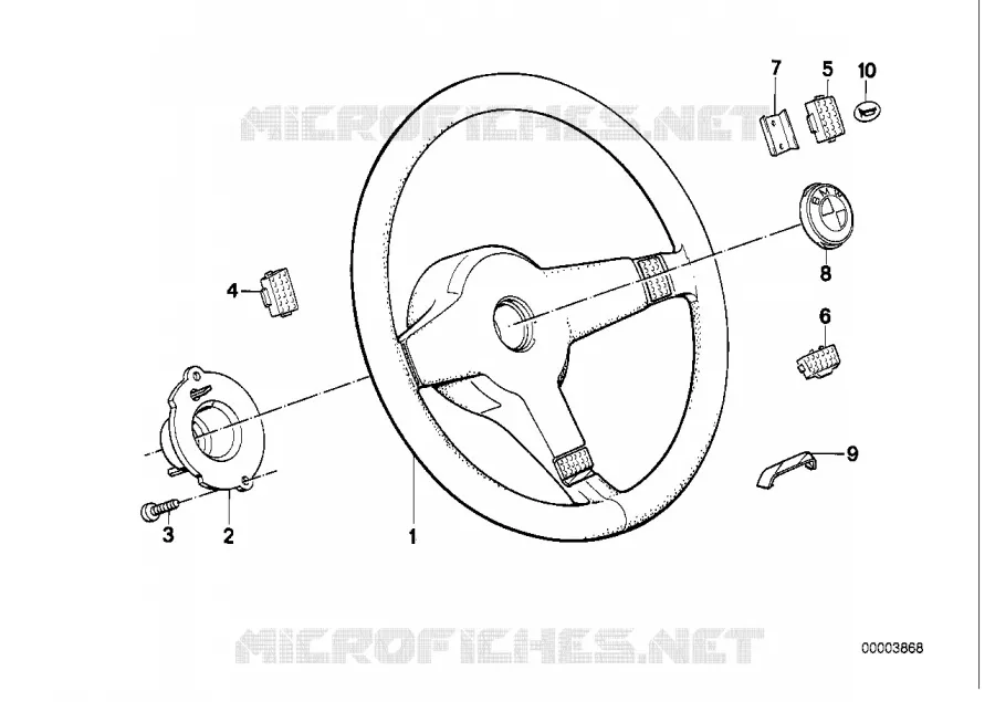 Volant Sport M technic BMW BMW Série 6 1982 628CSi A 628CSi