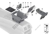 Bac de rangement console centrale pour BMW X5 50iX 4.4