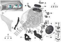 Composants pour projecteur pour BMW X5 50iX 4.4