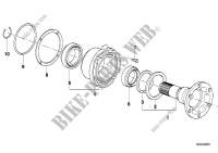 Fixat.bride de transm/anneau de garnitur pour BMW 735i