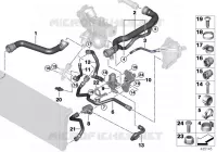 Flexibles système de refroidissement pour BMW 525d