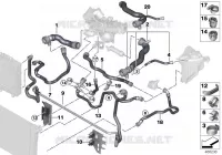 Flexibles système de refroidissement pour BMW 530d