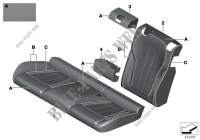 Housse Individual siège confort cuir pour BMW X6 40dX