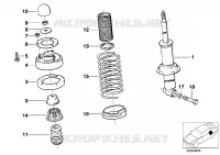 Jambe de susp.arr p chassis Sport M tech pour BMW 735iL