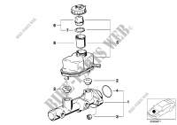 Maitre cylindre de frein/vase dexp. pour BMW 323i