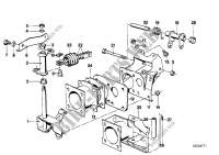 System.pour pedales/tringlerie de renvoi pour BMW 628CSi