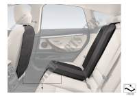 Protège dossier et support siège enfant pour BMW 525d de 2010