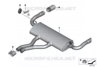 Système déchappement arrière pour BMW X4 M40iX