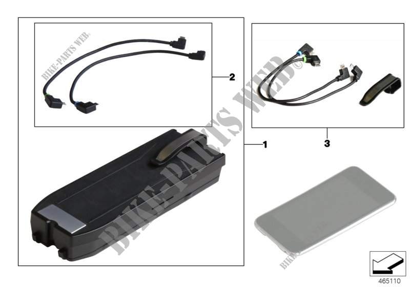 Adaptateur snap in universel pour BMW 550i