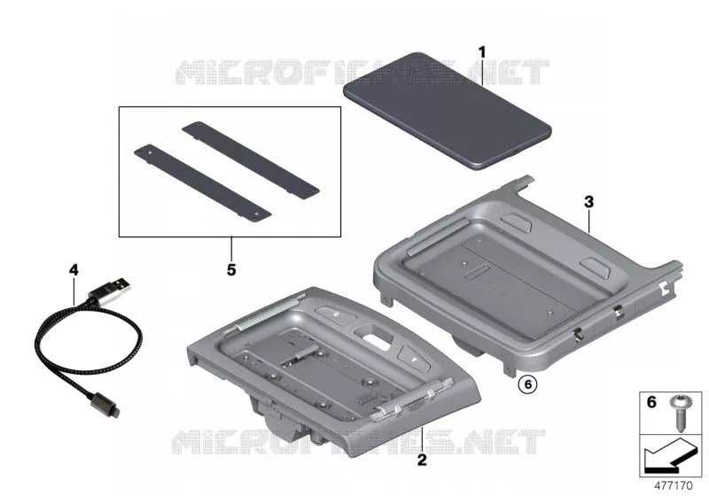 BMW Touch Command tablette BMW BMW Série 7 2014 740dX A 740dX