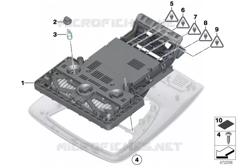 Centrale de commande de toit High BMW BMW Série 7 2012 740d A 740d