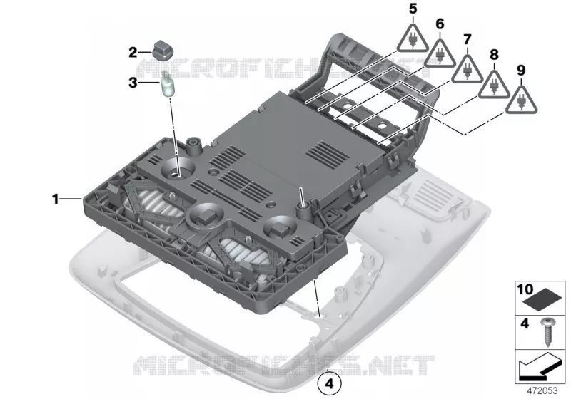 Centrale de commande de toit Low BMW BMW Série 7 2007 740d A 740d