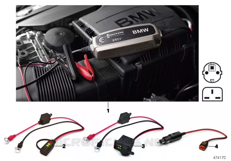 Chargeur de batterie BMW BMW Série 7 2007 730Li A 730Li