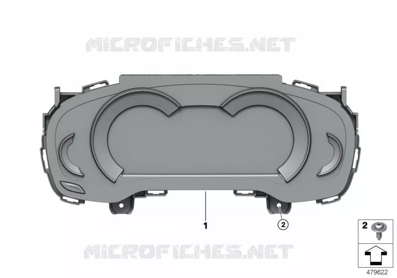 Comb.instr.écr.multi-info.ss aff.tte hte BMW BMW X4 2018 X4 20dX N X4 20dX