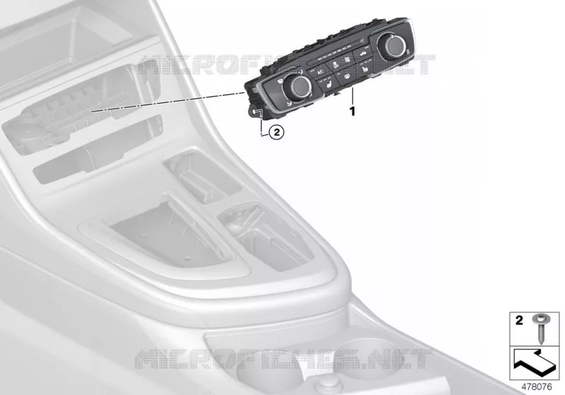 Commande de climatiseur BMW BMW X1 2017 X1 18dX N X1 18dX