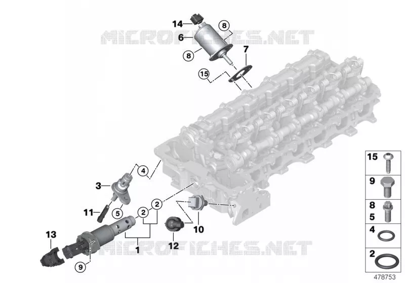 Culasse - pièces électriques rapportées BMW BMW Série 7 2008 730Li A 730Li