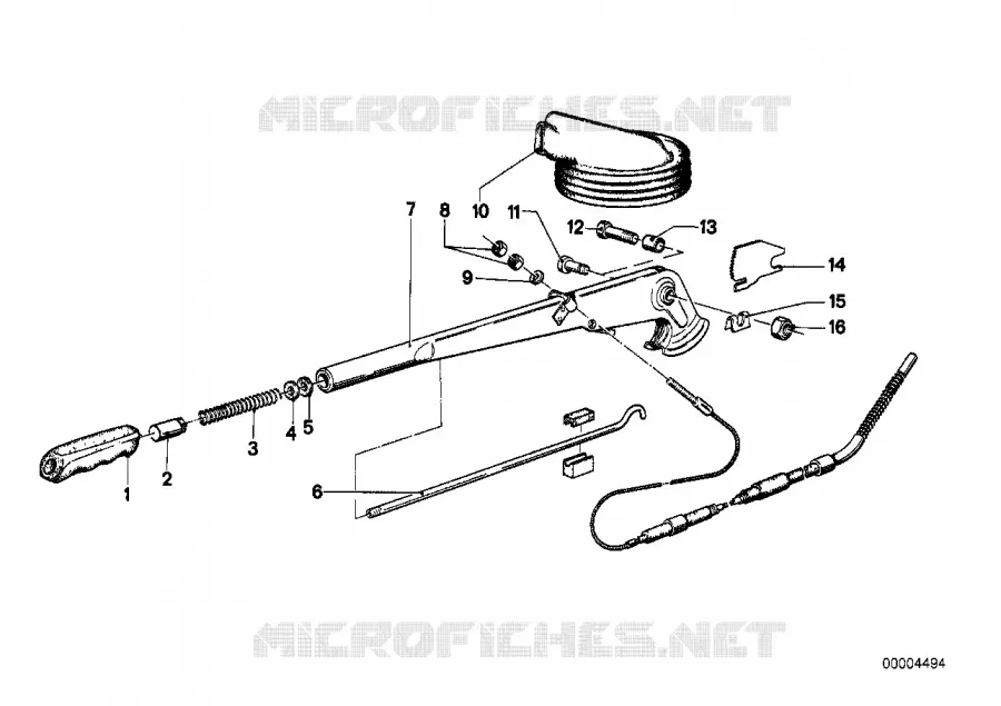 Frein a main/commande BMW BMW Série 5 1975 528 M 528