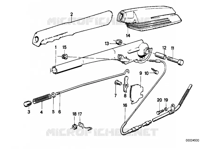 Frein a main/commande BMW BMW Série 5 1984 525e M 525e