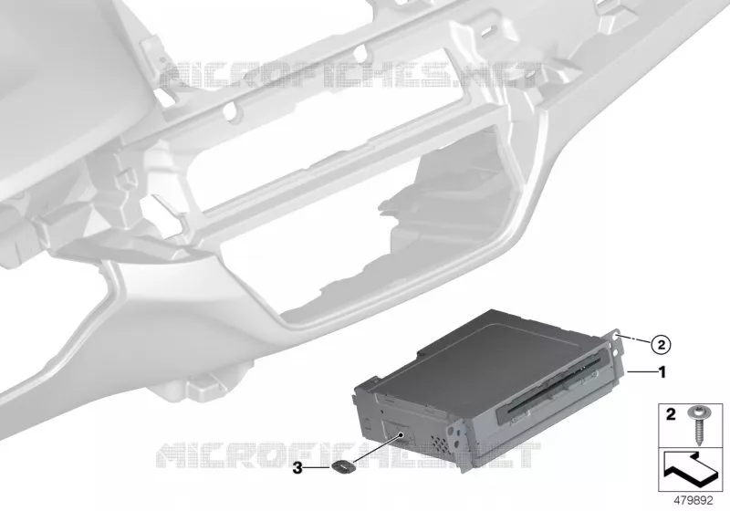 Headunit base navigation 2 BMW BMW X3 2017 X3 M40dX (TX92) N X3 M40dX (TX92)