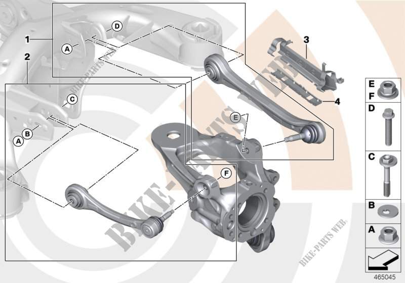Kits réparation bras guidage bras transv pour BMW X6 50iX