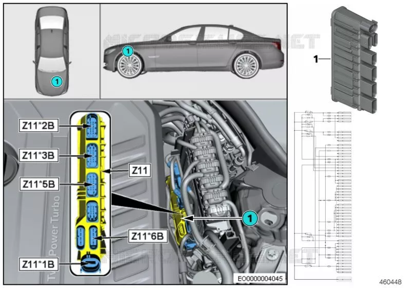 Module dalimentation intégré Z11 BMW BMW Série 6 2016 630d A 630d