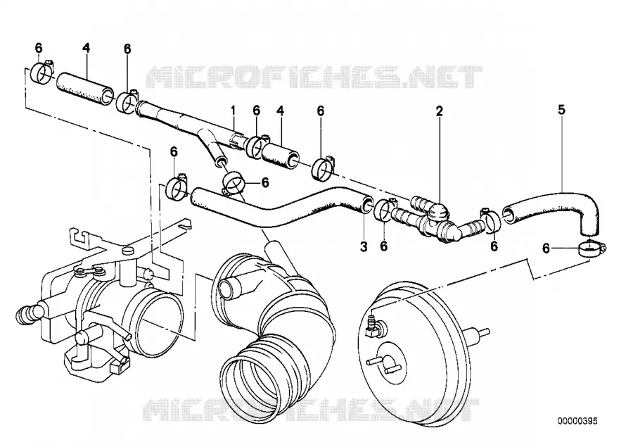 Moteur à commande par dépression BMW BMW Série 3 1987 320i A 320i