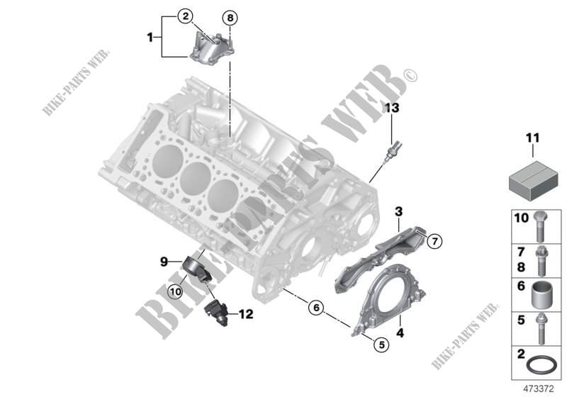 Pièces de bloc moteur pour BMW X6 50iX