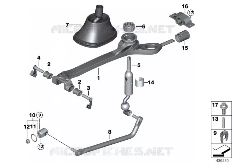 Pièces de commande de vitesses BMW BMW Série 3 2012 M3 N M3