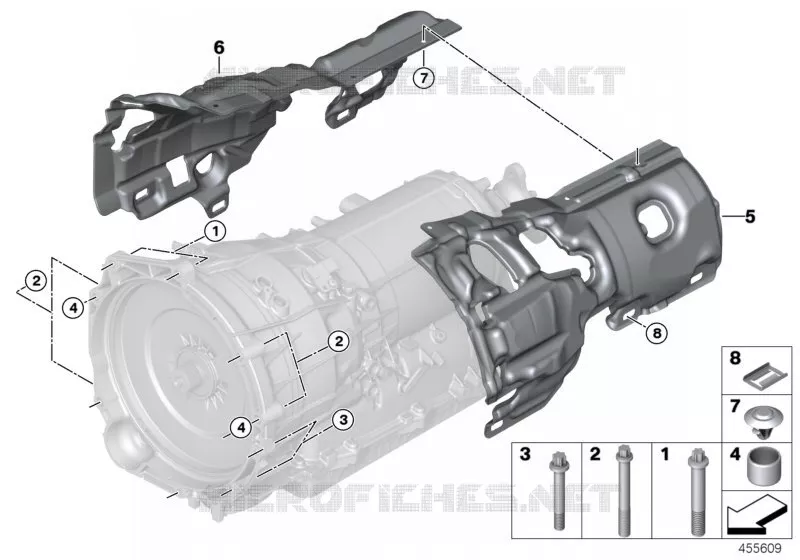 Pieces de fixation de boite de vitesses BMW BMW X5 2018 X5 45eX A X5 45eX