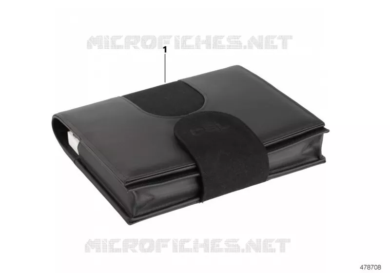 Pochette du livret de bord BMW BMW Série 7 2008 740Li A 740Li