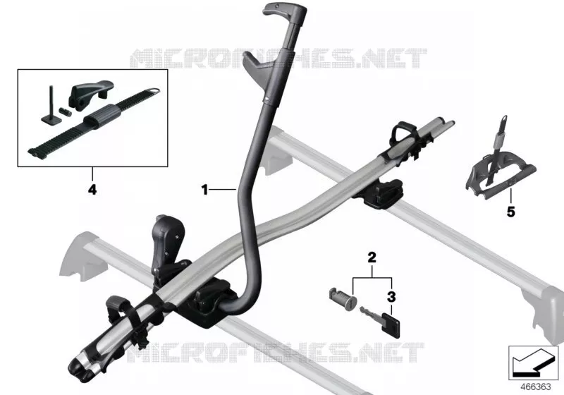 Porte-bicyclette de cyclo-tourisme BMW BMW Série 7 2007 730Li A 730Li