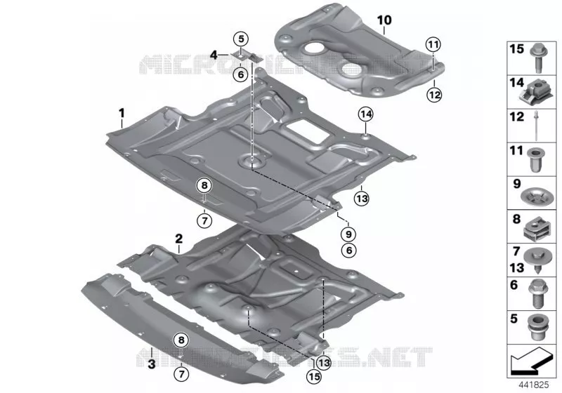 Protection de compartiment moteur BMW BMW Série 5 2013 528i N 528i