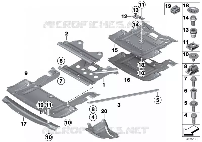 Protection de compartiment moteur BMW BMW Série 6 2011 650i N 650i