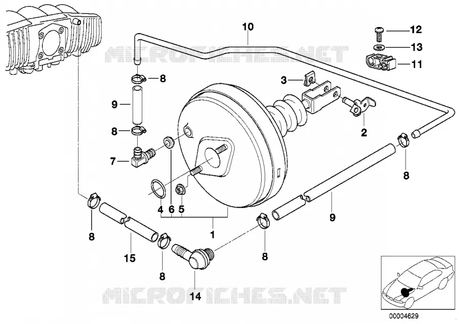 Servo-frein ABS BMW BMW Série 3 1994 320i M 320i