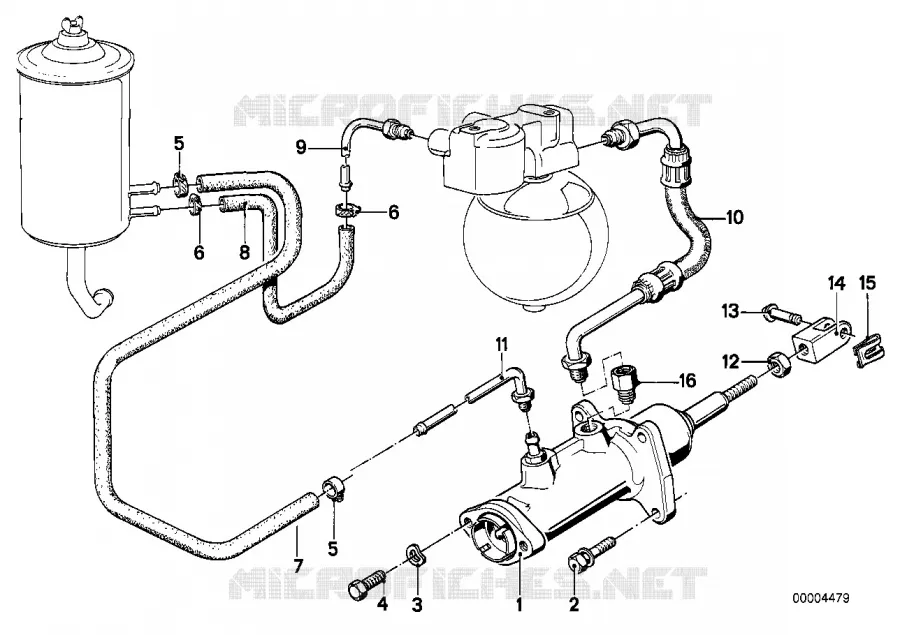 Servo-frein a commande hydraulique BMW BMW Série 7 1976 730 M 730