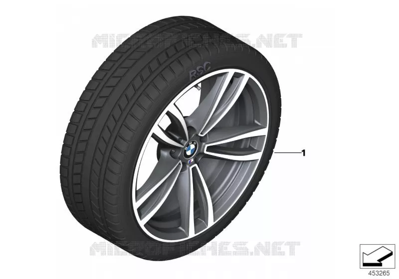 Spike/SC roue hiver compl.Sty. 647M -19