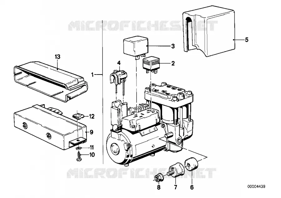 Système dantibloquage-Boîtier de cde BMW BMW Série 6 1981 635CSi M 635CSi