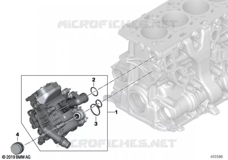 Systeme refroidissem.-boitier thermostat BMW BMW Série 7 2014 730Li A 730Li