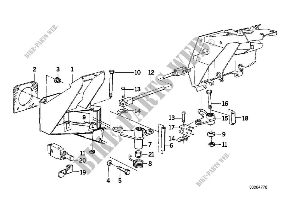 System.pour pedales/tringlerie de renvoi pour BMW 525i