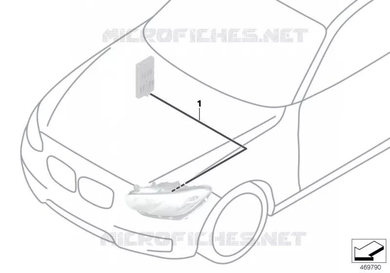 Transformation évol.techn.mod.projecteur BMW BMW Série 3 2014 316d N 316d