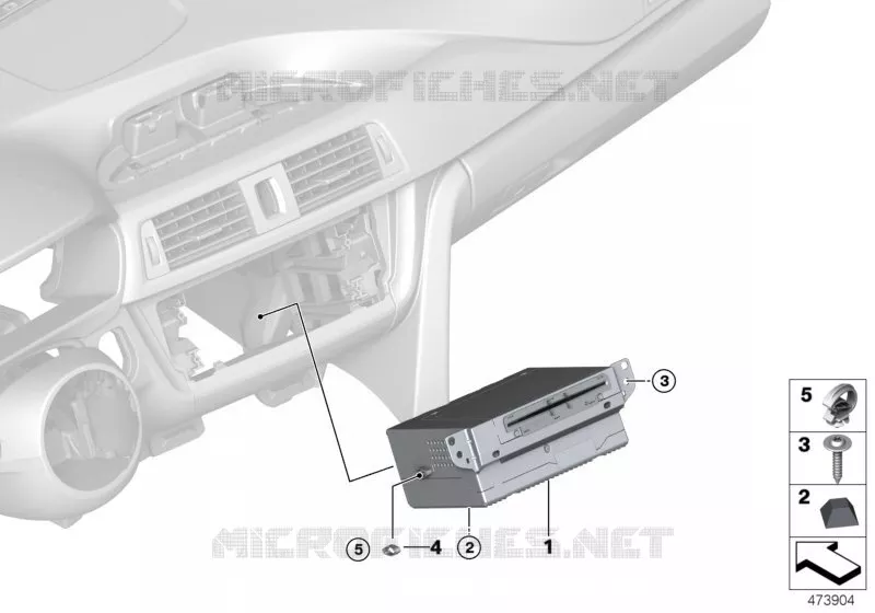headunit high 2 BMW BMW Série 4 2013 418d N 418d