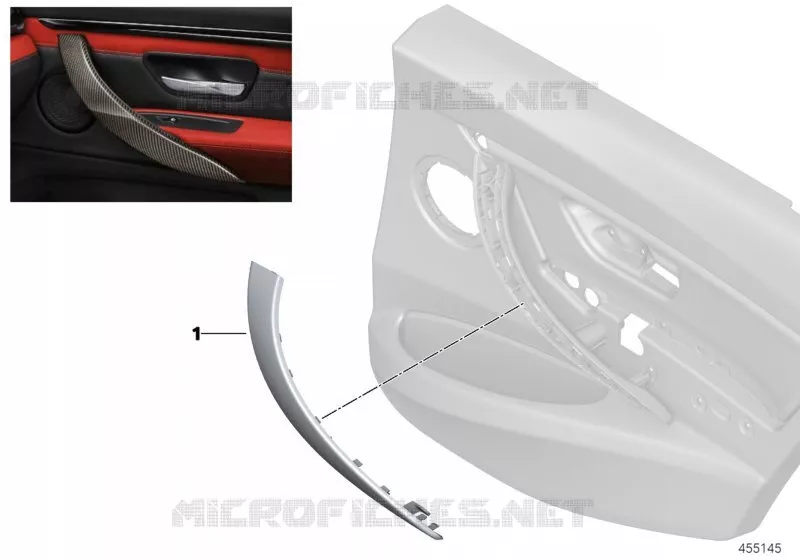poignes de porte M Performance BMW BMW Série 3 2012 M3 N M3