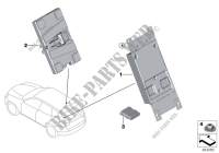 Boîtier électronique télématique pour BMW X6 50iX 4.4 de 2013