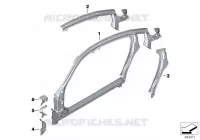 Cadre latéral central pour BMW M850iX