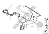 Conduites carburant / Pièces de fixat. pour BMW 750LdX