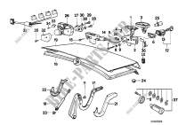 Couvercle de coffre/Système de fermeture pour BMW 735i