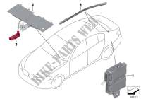 Module à LED/fibre opt. boitier électr. pour BMW 540iX