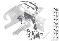 Pièces de montage compartiment moteur pour BMW 520dX